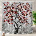 thumbnail image 5 of Fairy Trees Forest Shower Curtain Mystical Fantasy Forest Blue Nature Bath Curtain Waterproof Fabric Shower Curtain for Bathroom, 5 of 7
