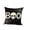 C, variant on Minjewel Halloween Linen Throw Pillow Cover, Stain Resistant Decorative Case for Sofa Couch, "Spooky Happy Halloween BOO", Style D