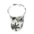 thumbnail image 3 of XIAOCHA Womens Floral‑Print Visor Cap Breathable Sun Protection Sun Visor,White, 3 of 8