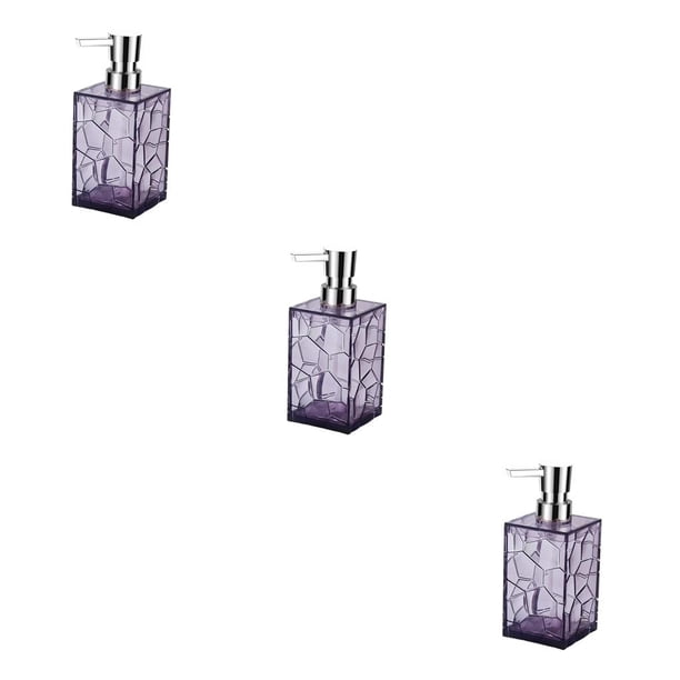 Moyic Elegante dispensador de jabón Sostenible y fácil de usar Tocador de cocina Encimera Púrpura Type1 NO1