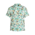 thumbnail image 5 of Mickey Mouse Men's Print Button Up Shirt with Short Sleeves, Sizes XS-5XL, 5 of 5