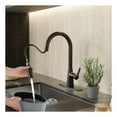thumbnail image 3 of Modern Touchless Matte Black Pull-Down Kitchen Faucet, 3 of 8