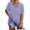 Blue, variant on Sherrylily Women Plus Size Tunic Short Sleeve Soft Loose Shirts Summer Casual Tops with Pocket L-5XL