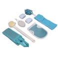 thumbnail image 1 of Body Scrubber Set, Shower Loofah Tool Long Handle Brush Foot Grinding Stone  for Household Bathing Use, 1 of 8