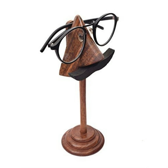 Store Indya Handcrafted Rosewood Wooden Spectacle Holder/Wooden Sunglasses Holder