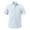 White, variant on WREESH Men's Casual Button Down Shirts with Turndown Collar and Pocket Short Sleeve Solid Color Cotton Top White
