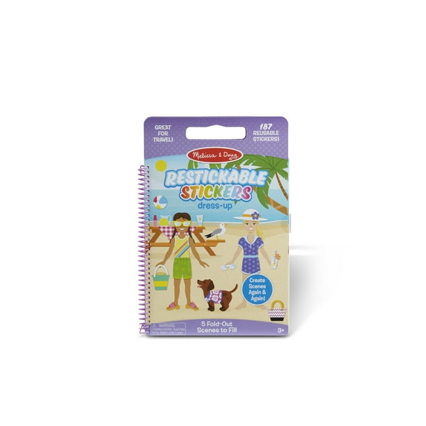 Melissa & Doug Restickable Stickers - Dress-up - Walmart ...