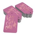 thumbnail image 2 of Inkdotpot Rose Gold Foil Paper Hang Tags Baby It's Cold Outside Baby Shower Favor Tags 50 Pieces, 2 of 6