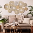 thumbnail image 2 of Cesta de pared Decor Xuhal, tejida, bohemio, 11 unidades, 2 of 6