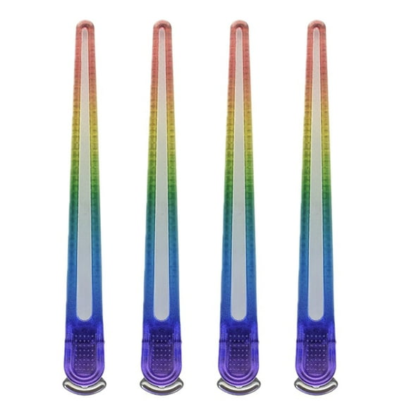 Mobutofu 4 Pcs Hair Clamps Silicone Duckbill Hairdressing Supplies for Women Hair Stylists