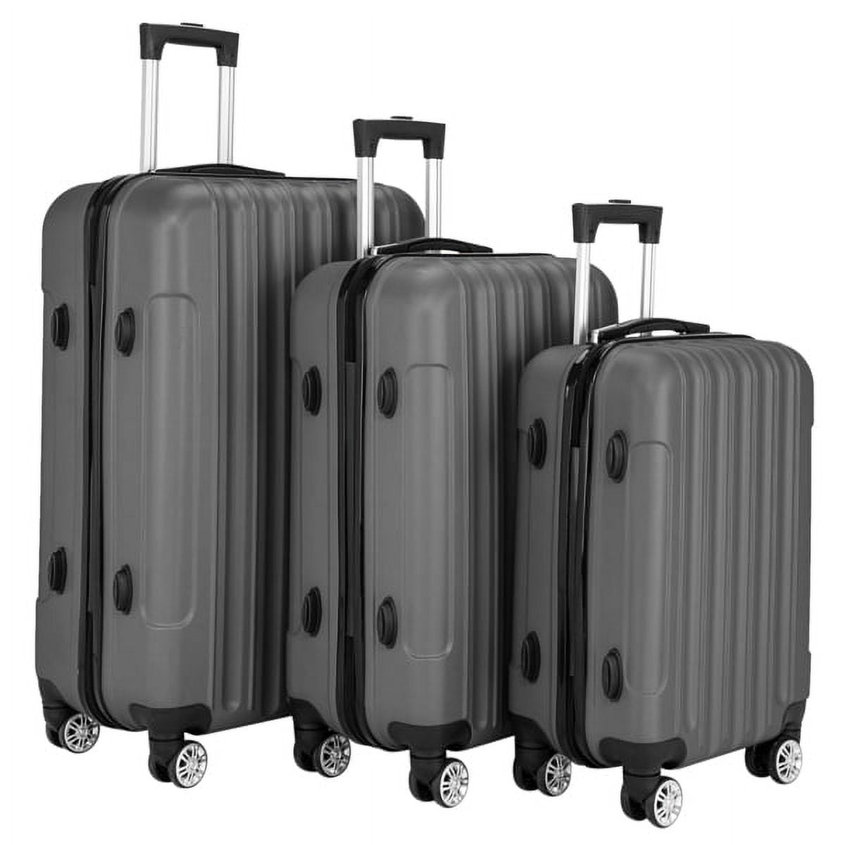 Cotinse Luggage Set Suitcase,3-In-1 Multifunctional Large Capacity Traveling Storage Suitcase Luggage Set,Dark Gray