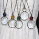 thumbnail image 1 of Magnifying Glass Necklace Gift, Reading Magnifying Glass Pendant Necklace For Elderly, Magnifying Lens For Books, Newspapers, Reading Jewelry, 1 of 4
