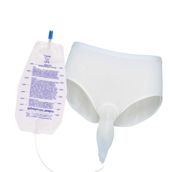 JJICN Urine Bag Washable Incontinence Underwear For Men Alternative To Mens Incontinence Pads (S)