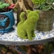 thumbnail image 4 of Jardín Exterior, decoración de patio, ornamentos de floración de gato, estilo meadow, para patio, living room, decoración de verano, decoración de feria, material flocking, marco metálico,, 4 of 8