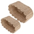 thumbnail image 1 of CIMAXIC 2Ud Cesta De Para Organización Con Borde Ondulado Beige, 1 of 6