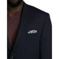 thumbnail image 2 of Oak Hill by DXL Men's Big and Tall Windowpane Sport Coat Navy 3XLT, 2 of 6