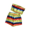 thumbnail image 1 of LUXUR Ensembles de Détente pour Femmes Vêtements de Nuit Sans Manches Pyjamas Amples Rayés Style B S, 1 of 2