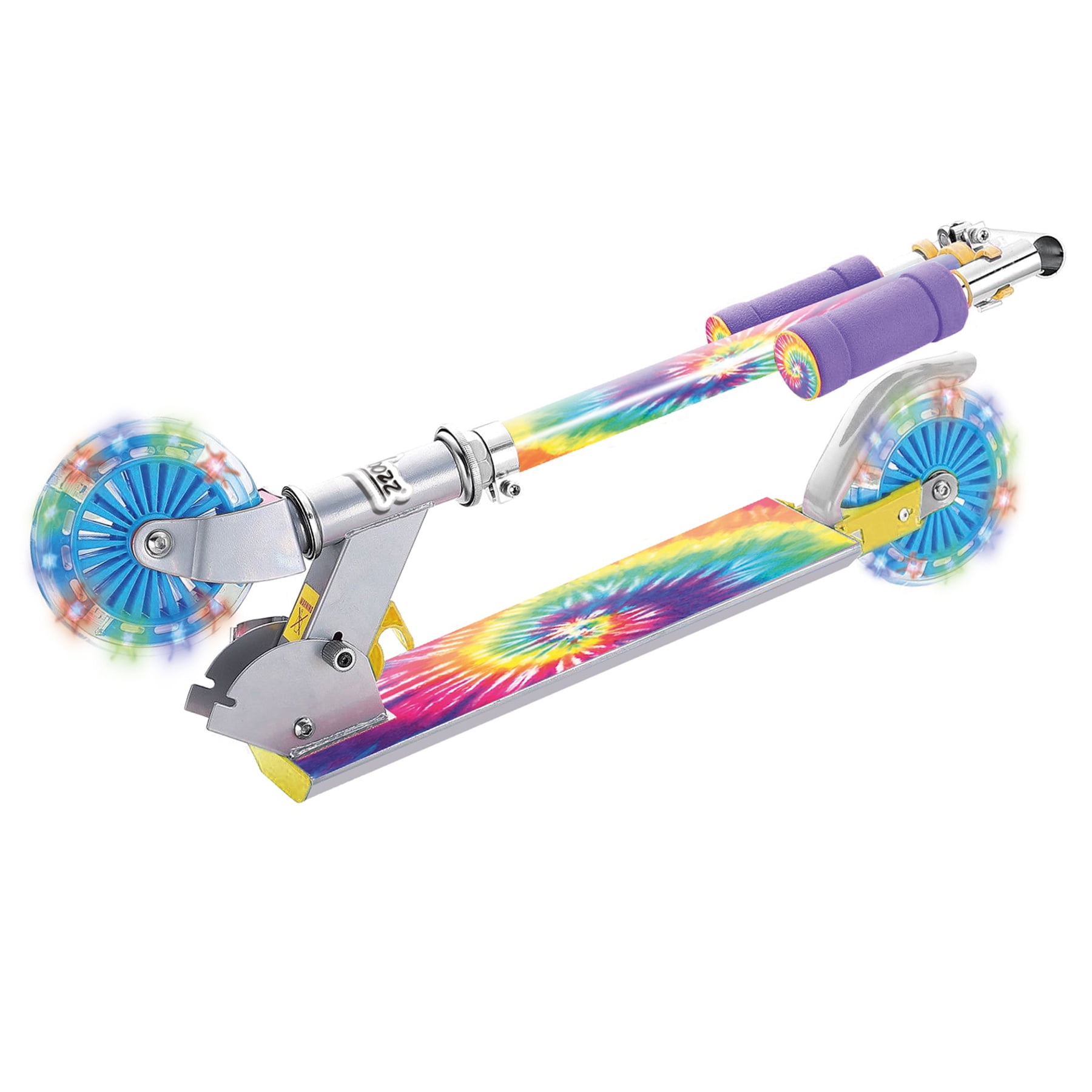 OZBOZZ Unicorn Magical Sparkles Foldable Kick Scooter with