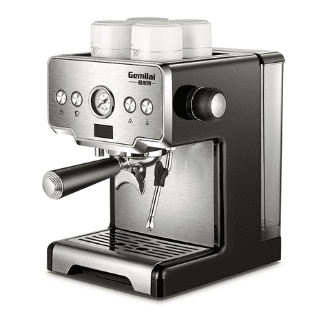 Gemilai CRM3605 Coffee Maker Machine Stainless Steel Coffee Machine 15 Bars Semi-automatic Commercial Italian Coffee