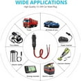 thumbnail image 5 of 12V Fused Replacement Male Plug LED Light 16AWG Extension 15A Car Power Adapter Accessories, 5 of 7