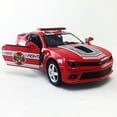 thumbnail image 5 of 2 PC SET: Kinsmart 2014 Chevrolet Camaro Police/Fire Diecast Model 1:38 Chevy, 5 of 5