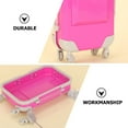 thumbnail image 4 of Gymnture Suitcase Travel Suitcase Mini Toy Luggage Miniature Kids Simulation Luggage Box Rollingdolls Baby, 4 of 10