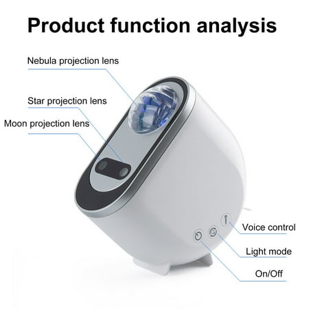 

MATHOWAL Northern Lights Star Sky Light Laser Projection Light Live Indoor Atmosphere Surround Light USB Rotary Bluetooth Music Remote Control