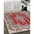 thumbnail image 2 of Ahgly Company Indoor Square Traditional Tan Brown Medallion Area Rugs, 4' Square, 2 of 6