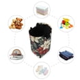 thumbnail image 7 of Yayeee Freestanding Laundry Hamper with Handle Collapsible Large Storage Basket for Clothes, White Christmas Leaves, 7 of 7