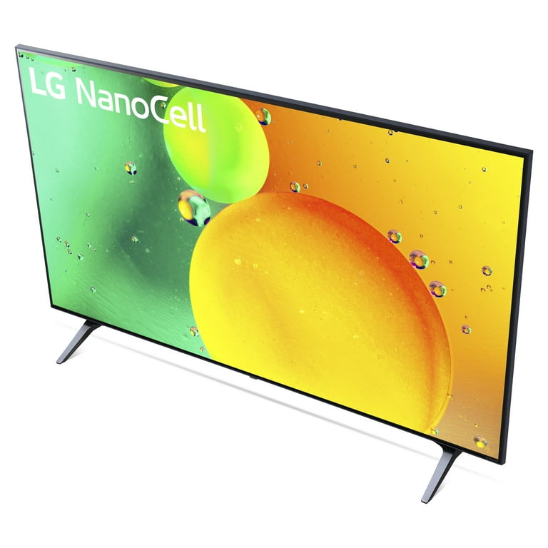 LG 43 inches Class 4K UHD NanoCell Web OS Smart TV with Active HDR 75  Series 43NANO75UQA 