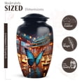 thumbnail image 2 of JAGASY Butterfly Urn for Daughter - 10 Inch Blue Butterfly Urn for Human Ashes Remains - Dad Urns for Ashes for Adult Male - Large Blue Burial Urns for Brother Funeral, 2 of 7