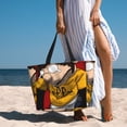 thumbnail image 5 of Lsque Sml Jeffy Beach Travel Bag - Water-Resistant, Large Capacity Lightweight Tote with 7 Pockets for Women and Men - Perfect for Beach, Pool, Gym, and Travel, 5 of 6