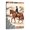 A, variant on XaaKee Geometric Canopy Black Stallion Majestic Horse Canvas Wall Art Prints Inner Framed 18*12Inch
