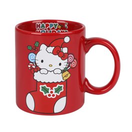 Silver Buffalo Hello Kitty Destination Neighborhood Enamel Camper Mug - 21 Ounces, Officially Licensed