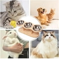 thumbnail image 6 of Tilted Cat Feeder - Comfortable Elevated Pet Bowl, Adjustable Raised Dog Dish, Lightweight Cat Bowls with Smooth Edges Safe Feeding | Non Skid Anti Vomiting Feeding Bowl for Cats Small Dogs, 6 of 9