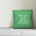 thumbnail image 2 of Creative Products Who Needs Santa When You've Got Grandpa? in Light Green 18x18 Spun Poly Pillow, 2 of 2