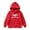Red, variant on MUXiin Hoodies for Girls Bow Fashion Floral Pattern Hoodie Pullover Tops Preppy Back To School Casual Toddler Girl Clothes with Pockets