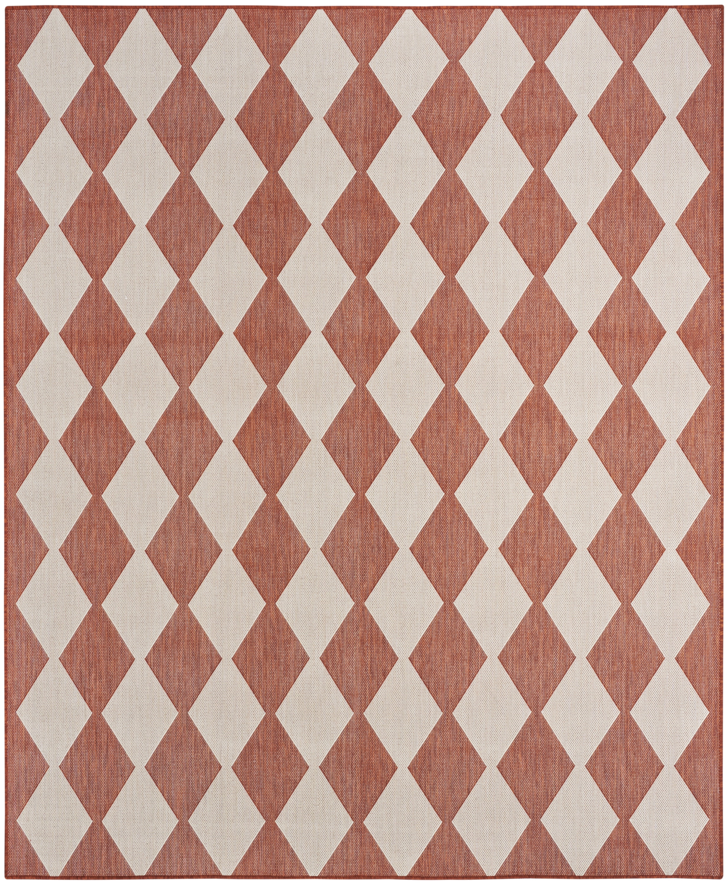 Nourison Positano Indoor/Outdoor Terracotta 5' x 7' Area Rug (5x7)