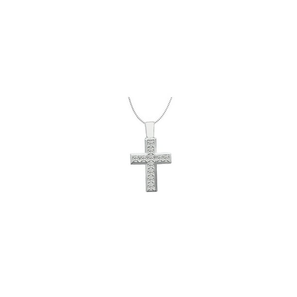 Princess cut diamond cross sale