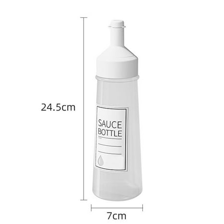 

SUKIY Condiment Squeeze Bottles Ketchup Mustard Salad Sauce Dispenser with On Cap