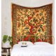 thumbnail image 2 of Tapiz Árbol de la vida turquesa Colgante de pared Tapices psicodélicos Algodón indio Colcha doble Sábana de picnic Decoración, 2 of 4