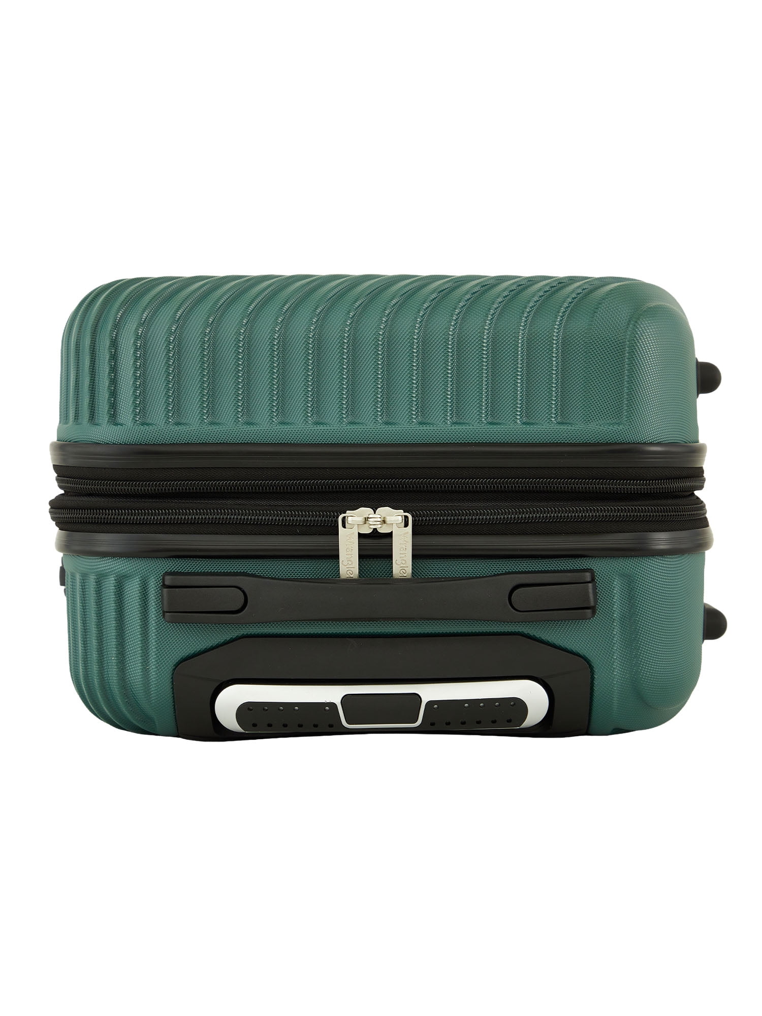 Wrangler 20-inch Expandable Hardside Carry-on Spinner Luggage, Hunter Green
