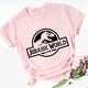 thumbnail image 3 of Camiseta con estampado de dinosaurios de Jurassic Park/World, camiseta de verano para mujer, camiseta rosa para mujer, divertidas camisetas gráficas vintage, ropa de abrigo para mujer, 3 of 4