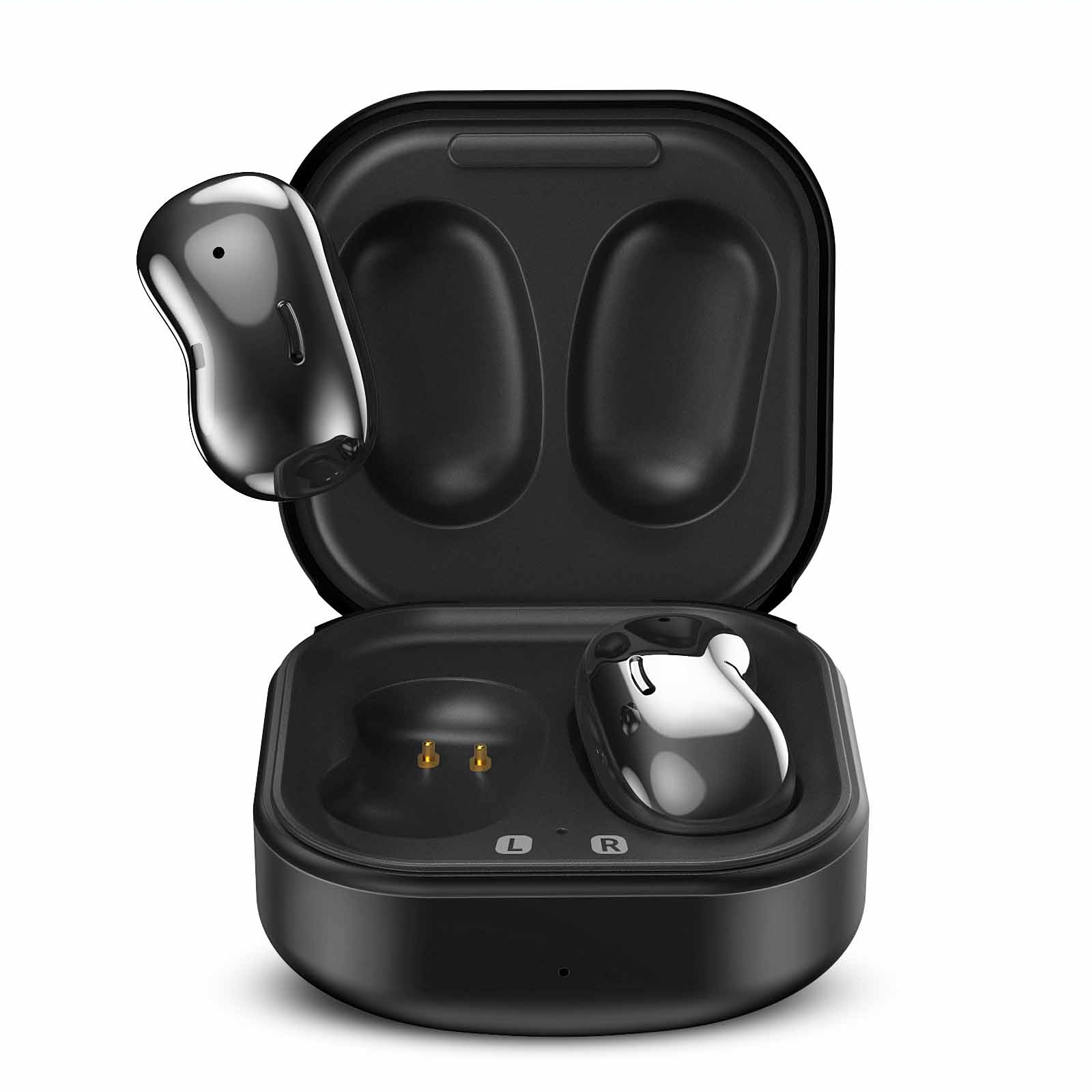 Urbanx Street Buds Live True Bluetooth Wireless Earbuds For Samsung Galaxy M With Active Noise Cancelling Wireless Charging Case Included Black Walmart Com Walmart Com