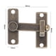 thumbnail image 5 of Cerraduras de Puerta Corredera Macarena 4 de Metal Pestillo Abatible Estilo Retro, 5 of 8