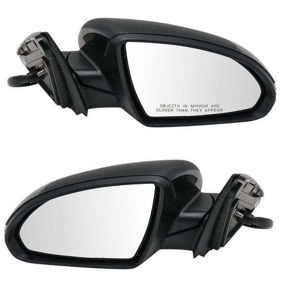 TRQ Mirror Power Heated Turn Signal Folding Memory Paint to Match Pair for Kia MRA04514 Fits select: 2016-2018 KIA OPTIMA