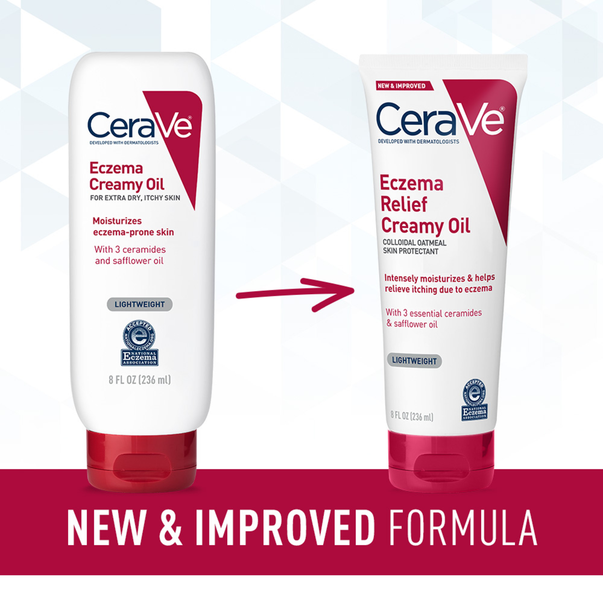 CeraVe Eczema Relief Creamy Body Oil for Itchy Dry Skin with Colloidal Oatmeal, FSA Eligible 8 oz - image 4 of 14