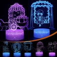 thumbnail image 1 of Ganfancp Día de San Valentín Usb Acrílico Luz de Noche Lámpara Decoración Del Hogar Regalos Rebajas Flash Deals Placa Acrílica X1+Base Abs X1+Cable Usb X1+Manual En Inglés X1, 1 of 5