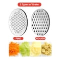 thumbnail image 4 of Cateissary Ralladores de queso, accesorios para el hogar de acero inoxidable, molinillo de verduras, herramienta de molienda con cepillo, suministros de Cocina y Comedor Cateissary HA005503-00, 4 of 6
