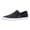Black, variant on Men's Canvas Slip-On Shoes Flat Rubber Sole Casual Loafers Lightweight Comfortable Footwear for Everyday Outdoor Walking